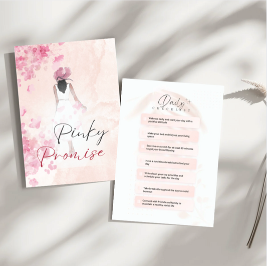 Pinky Promise (Mental Health Activity Journal) (PREORDER)